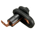 Black universal car interior door light switch with plastic housing and metal contacts for replacing faulty courtesy light controls