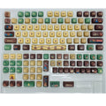 Capabala 130 key mechanical keyboard keycap set showing MOA Height profile and ABS construction