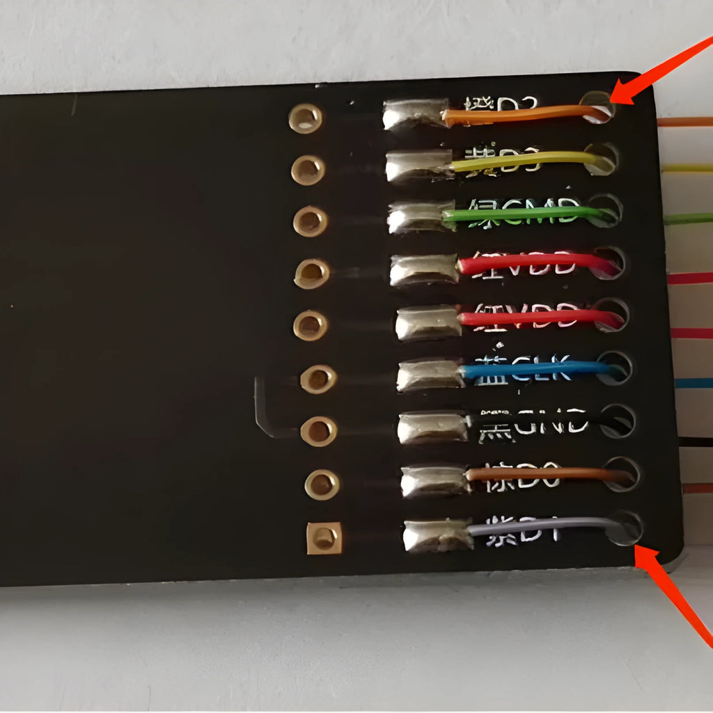 EMMC read and write tool for car audio host maintenance on BMW, Audi, Mercedes, Porsche vehicles