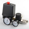 European style air compressor pressure switch with 0.5-0.8MPa range and dual voltage options