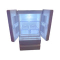 White plastic miniature candy toy model with LED light-up feature showing 11.4cm height dimensions