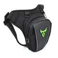 0105MC motorcycle thigh bag in choice of colours, showing adjustable straps and 1200D Oxford fabric.