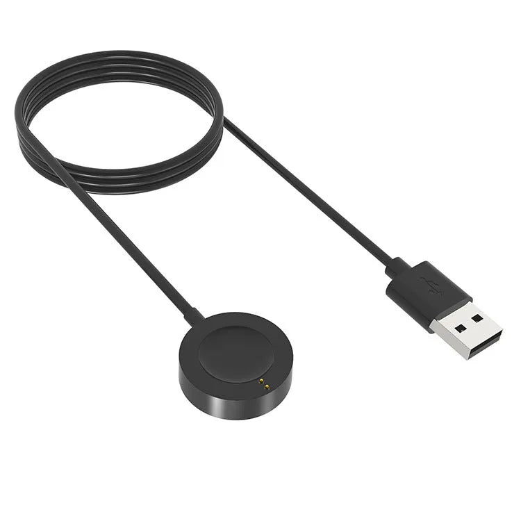 Compact ABS charging cable for Michael Kors smartwatch in white, size 8cm
