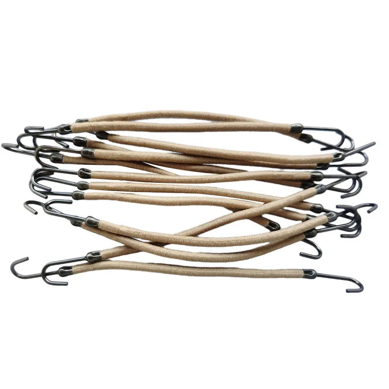Double hook hair styling tool for wigs and extensions in solid colour finish