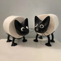 Creative animal dog toilet tissue holder in solid colour, size 8cm by 10.5cm, lightweight paper stand