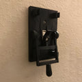 Retro decorative mechanical light switch with exposed installation for wall mounting