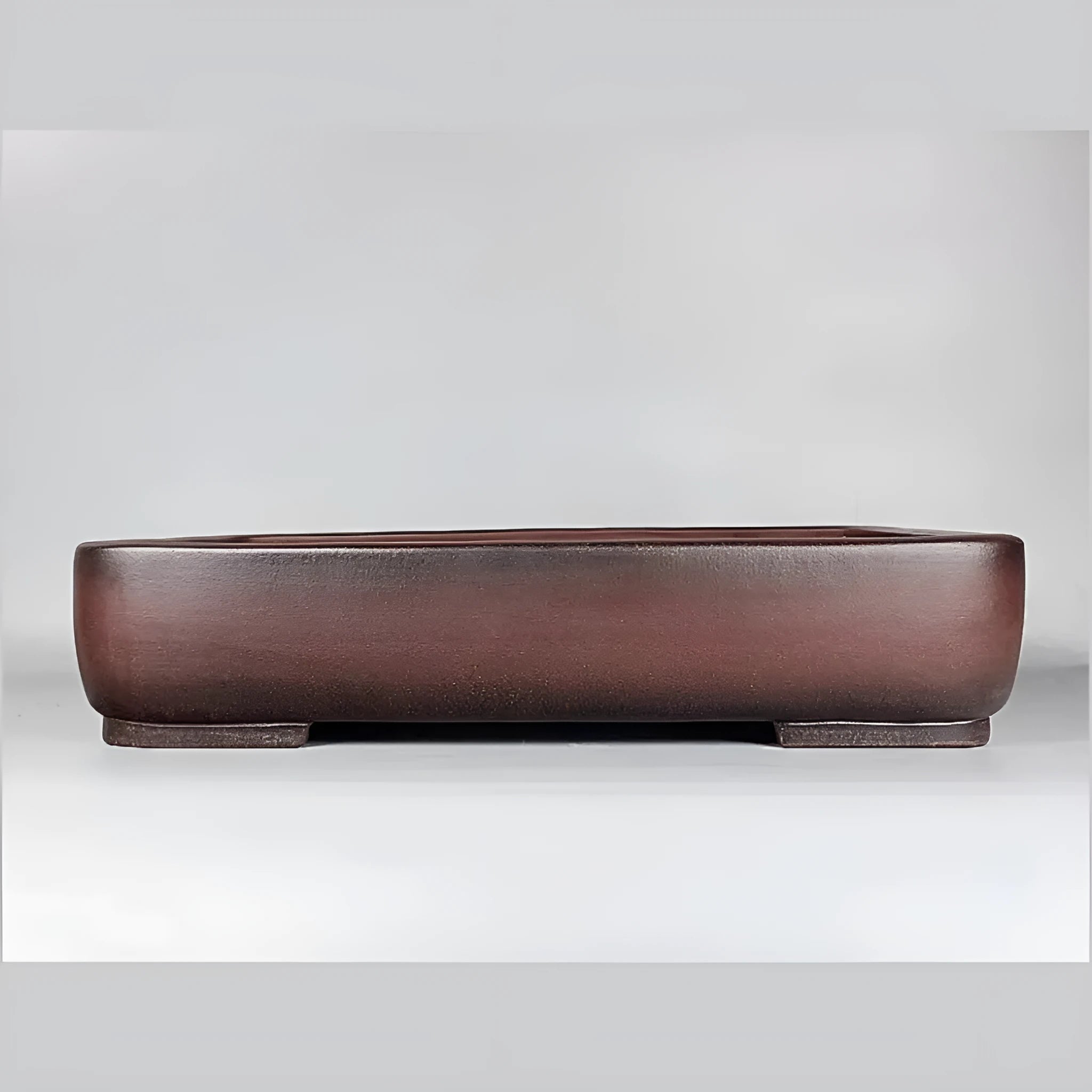 Rectangular antique purple clay flower pot measuring 60x44x13 cm