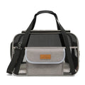 Breathable Oxford cloth one-shoulder pet carrier bag in solid colour for small dogs and cats