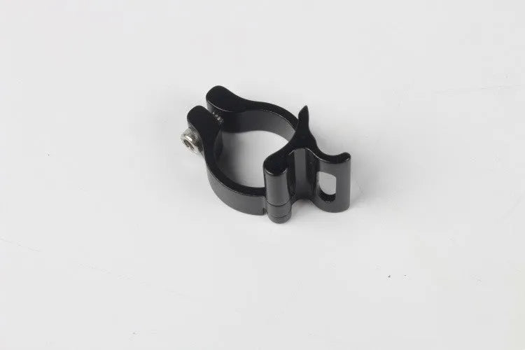 Black aluminium alloy clamp ring with 28.6mm diameter for vehicle cable management