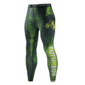 Men's slim-fit stretch sports suit set in ZF016 print design, includes long-sleeve top and trousers.