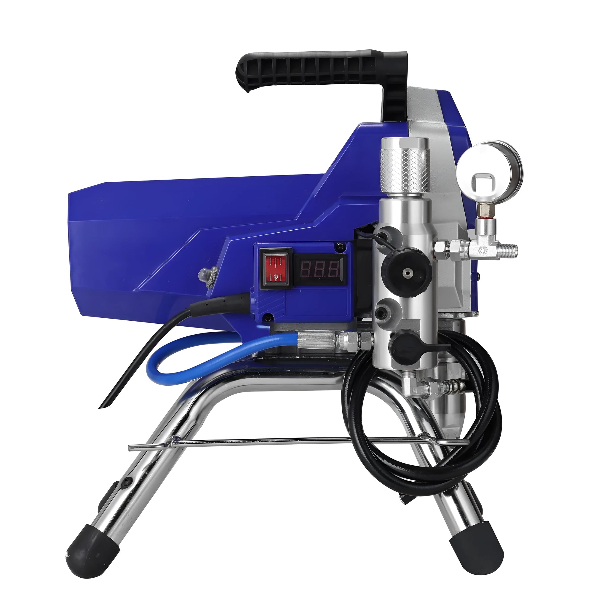 3901 high-pressure airless spray machine with spray gun and 10 metre hose for fireproof paint application
