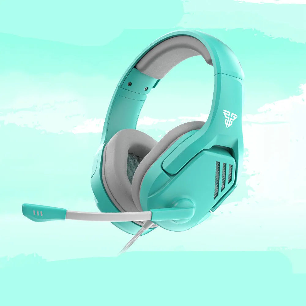 MH86 Esports wired gaming headset with large ear cups and a boom microphone, shown in black and white colour options.