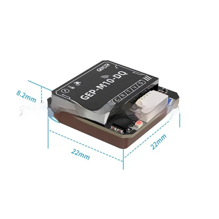 Gepp M10 Series chip board with GPS load indication, u-blox M10, plastic housing