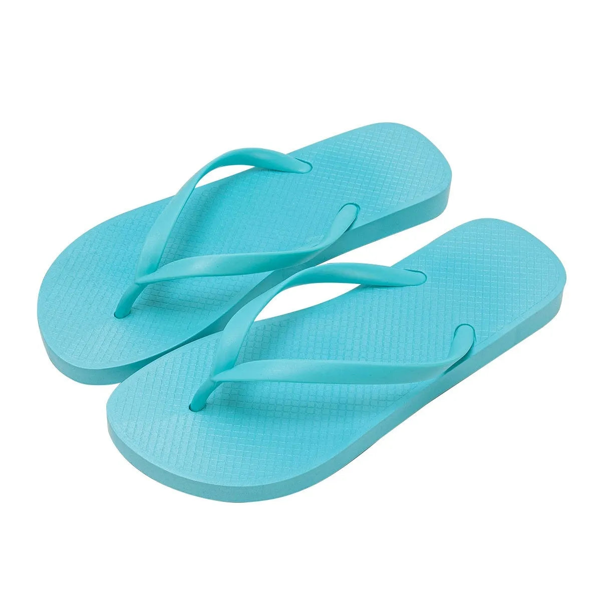 Foldable non-slip plastic slippers with hollow-out PVC sole in orange, purple, black and white.