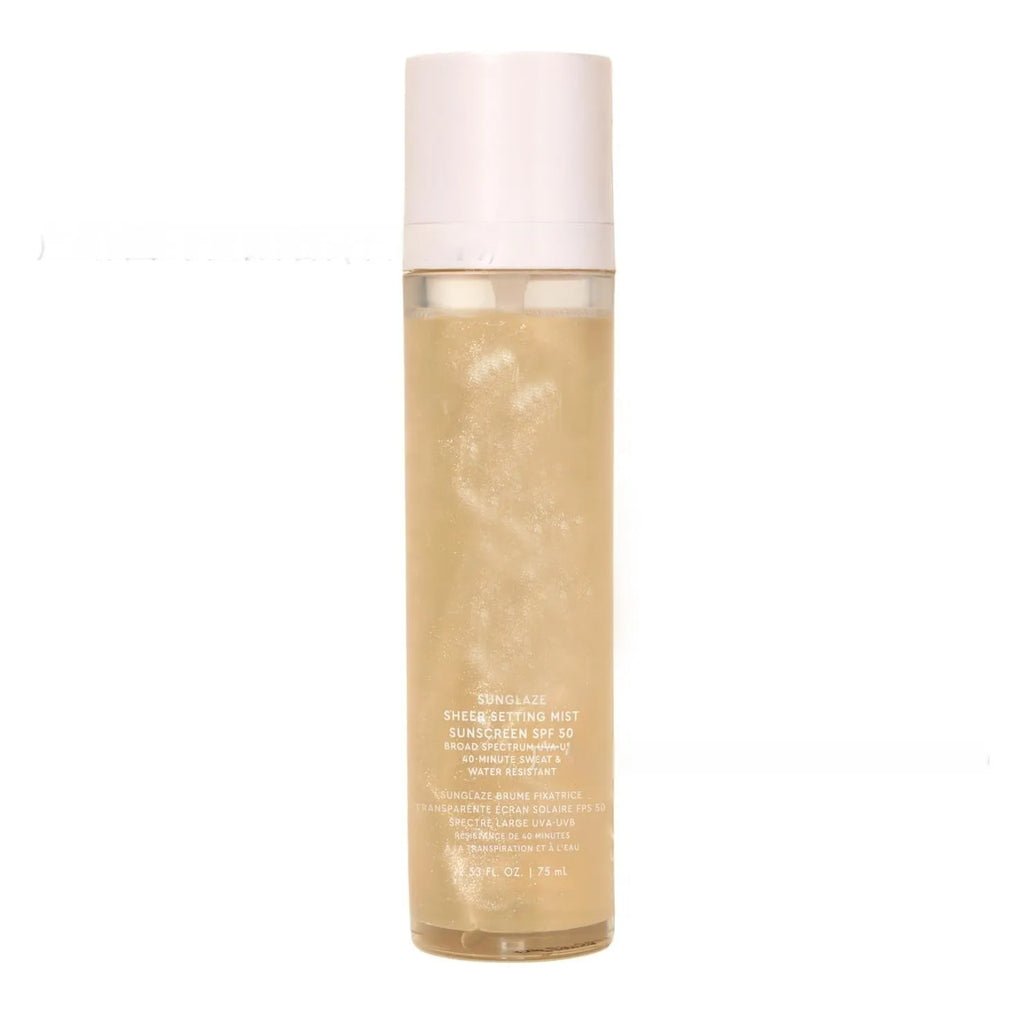 75ml makeup setting and hydrating spray bottle with light texture formulation