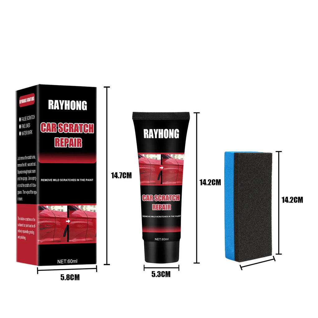 60ml car scratch repair wax with applicator for paint surface maintenance