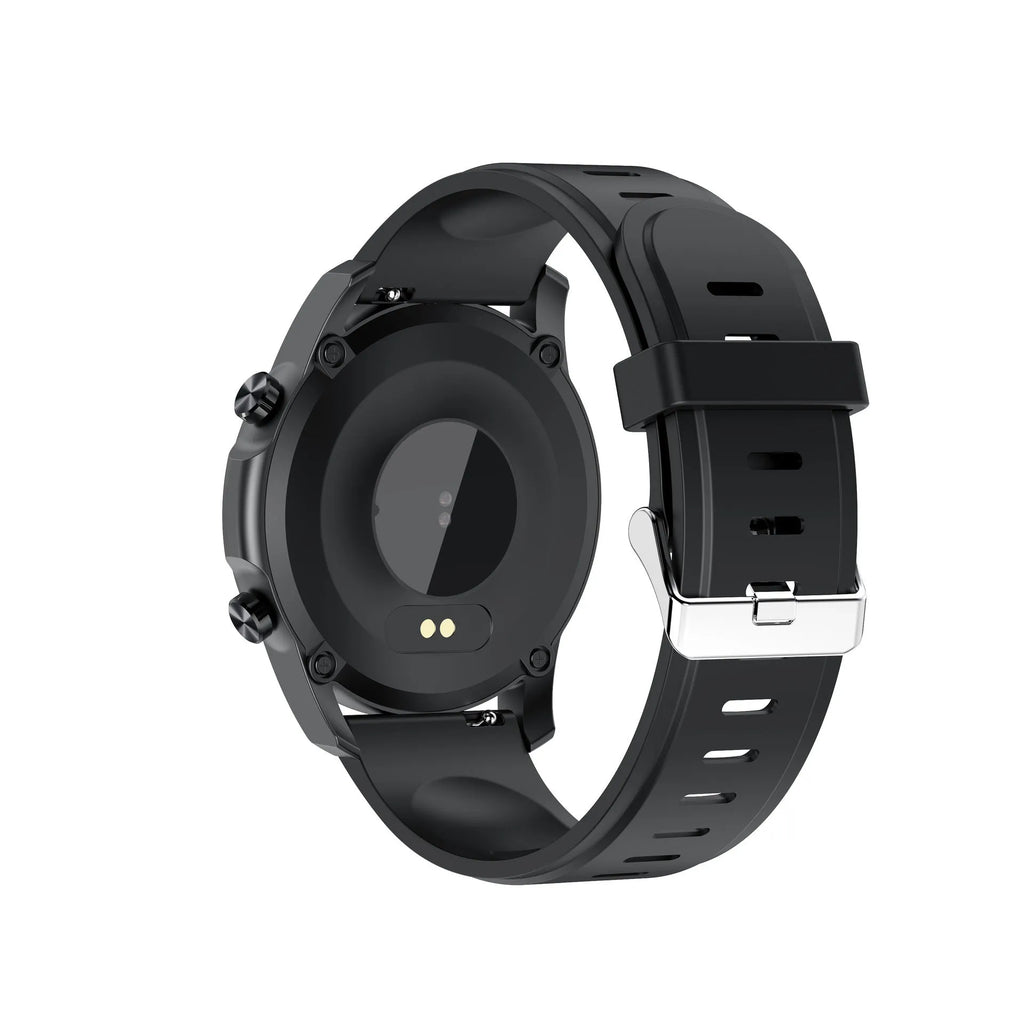 Youth2 smart health bracelet with zinc alloy case showing 1.3-inch display for body temperature tracking.