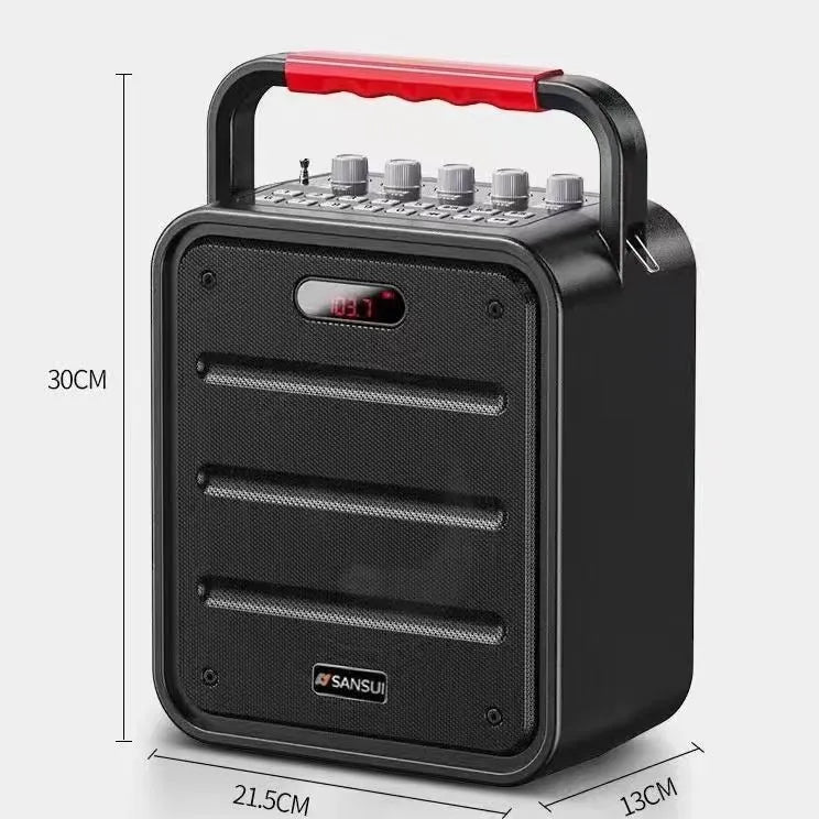Square Audio portable subwoofer 40W with lithium battery and control panel, available in 4-inch or 6.5-inch speaker size