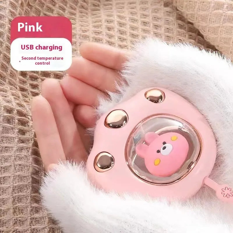 USB digital display hand warmer power bank in portable mini size with aluminum heat dissipation