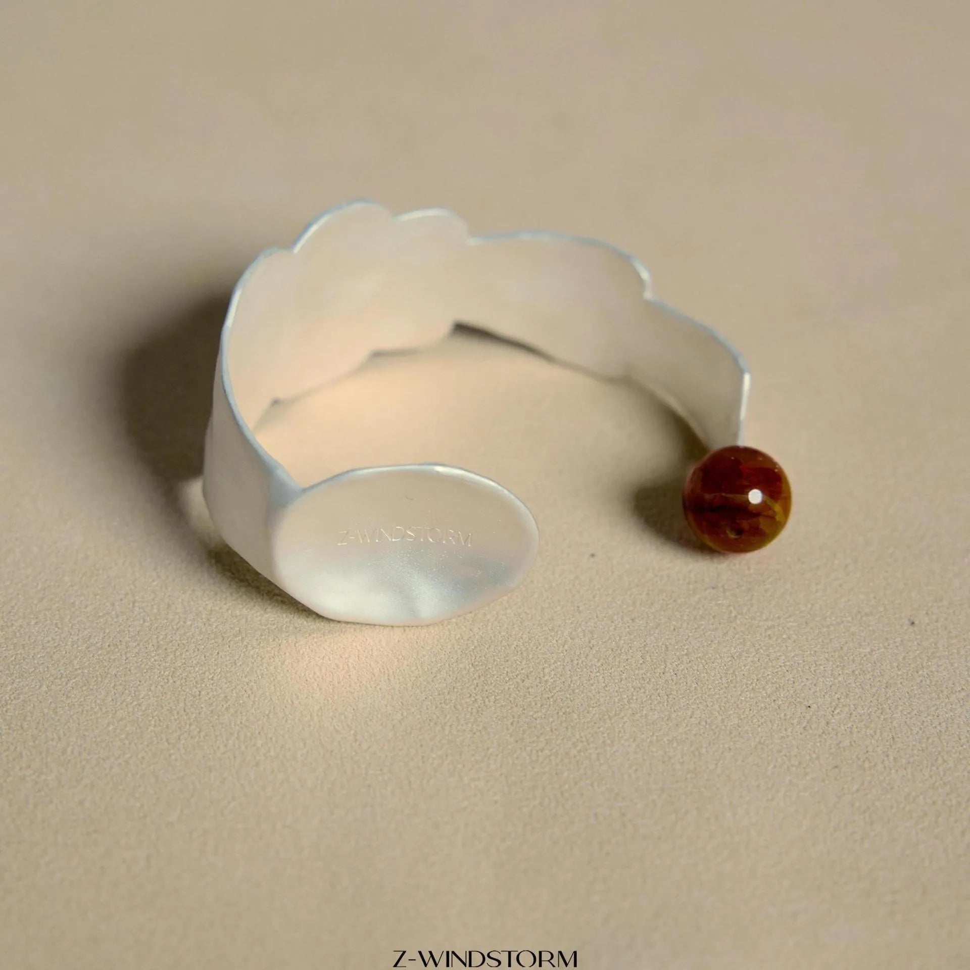 Alloy ring and bracelet set with diamond-shaped stewed pork design and electroplating finish