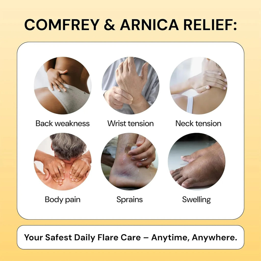 120g container of Flare Care topical analgesic cream for muscle and joint pain relief.