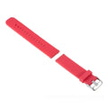 Solid colour silicone replacement strap for Garmin Forerunner 245 watch in multiple colour options