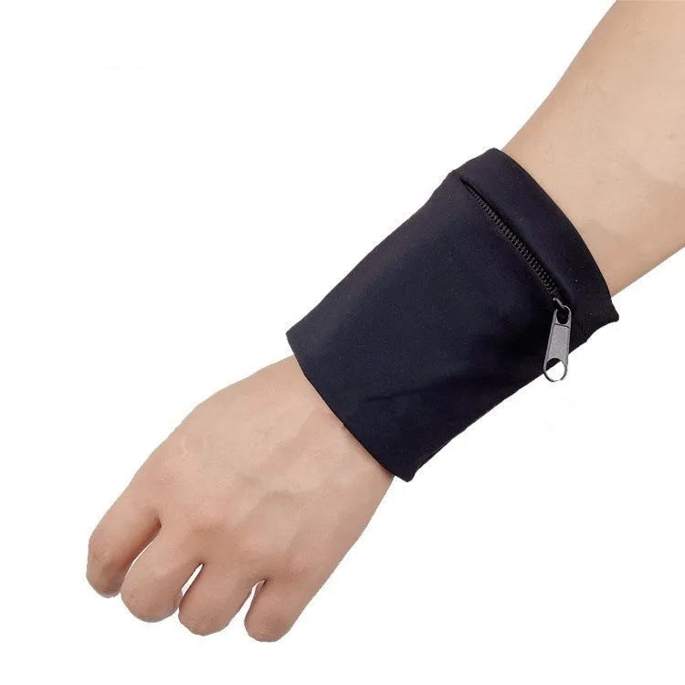 Waterproof wrist bag armband for mobile phones with adjustable strap on arm