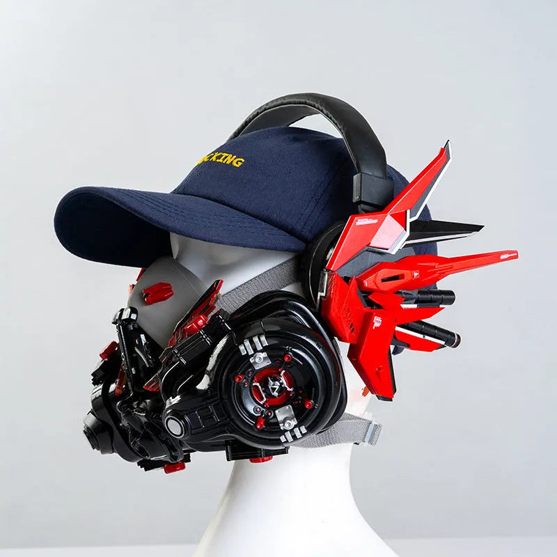 Men's Tech Mecha Wireless Bluetooth headphones in plastic with various colour options USB charging
