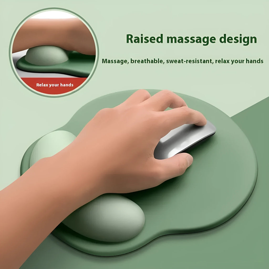 Gradient Girl wristband silicone mouse mat with milk silk surface showing colour pattern options