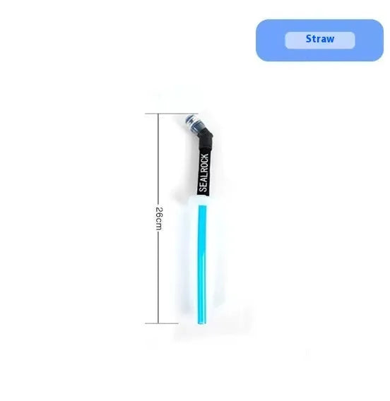 Off-road rough portable plastic hydration straw with suction tube for climbing and biking