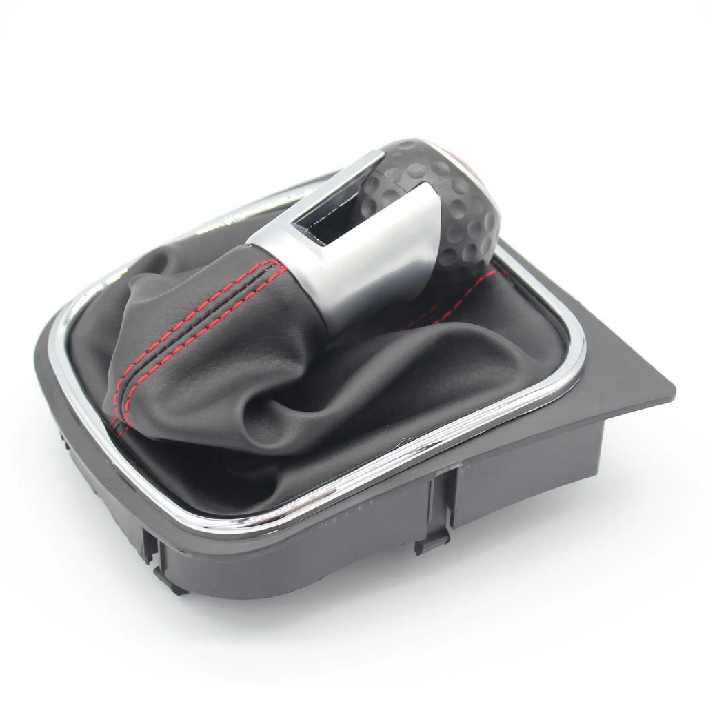 Genuine leather gear shift dust boot for Volkswagen Golf manual transmission with 12mm installation hole