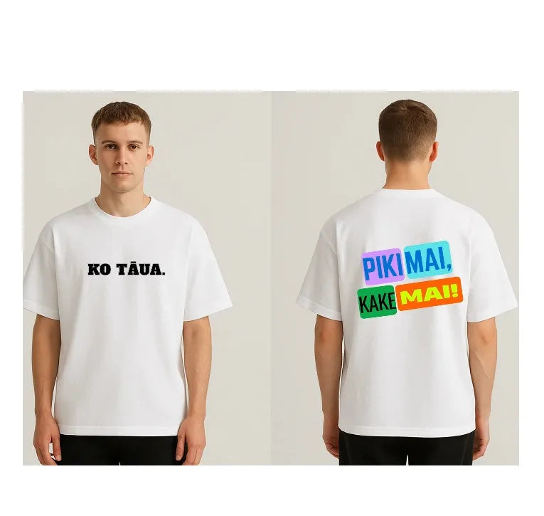 Summer loose short sleeves polyester T-shirt in black and white for men and women round neck
