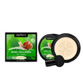 18g tube of ZEPHOCO moisturising concealer foundation with snail filtrate and a mushroom powder puff.