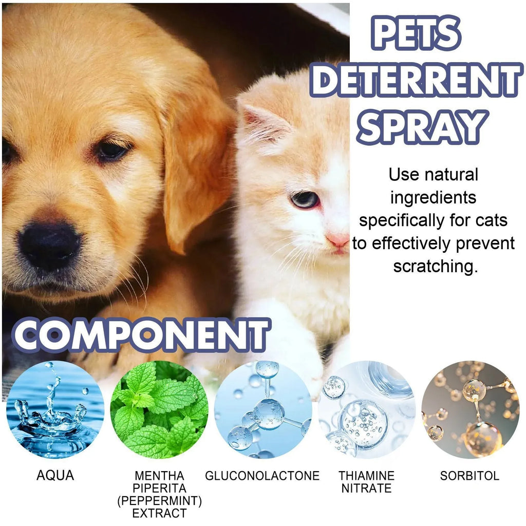 50ml pet training spray bottle boxed for furniture protection against scratching