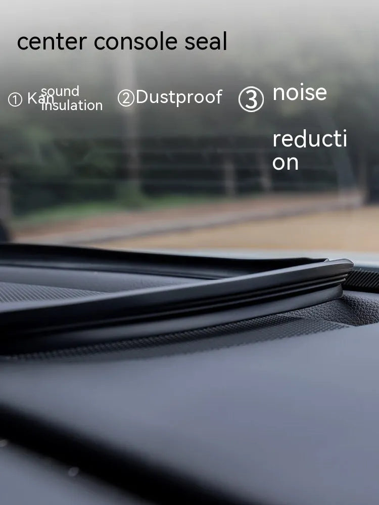 Mitsubishi Outlander dashboard soundproof seal strip with six-card slots and 1.6 metre silicone construction