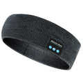 Bluetooth 5.4 sports headband with removable washable cover in black, dark grey and grey-white colours