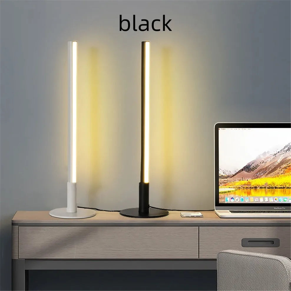 Black retro aluminium alloy decorative lamp with LED lighting for room atmosphere
