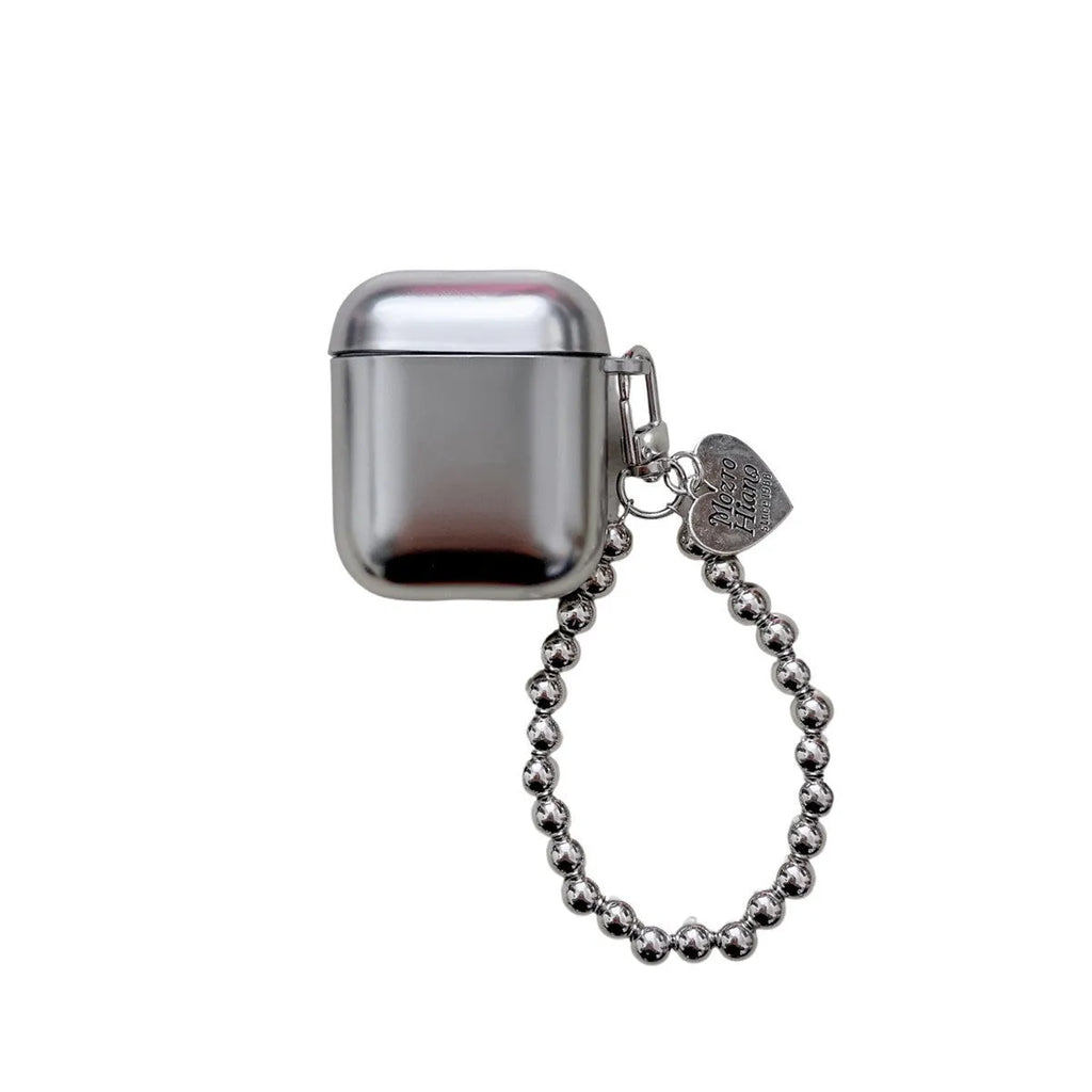 Matte plating AirPods protective case with electroplating finish for universal fit across multiple AirPods generations