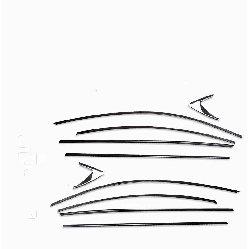 Black titanium stainless steel window trim strip for decorative window molding