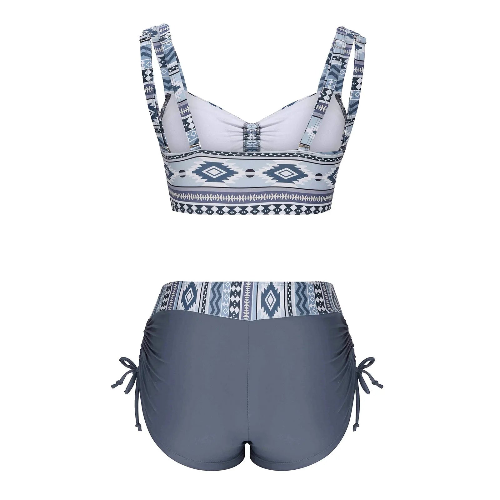 Women's bikini split swimsuit without steel belt chest pads in picture colour