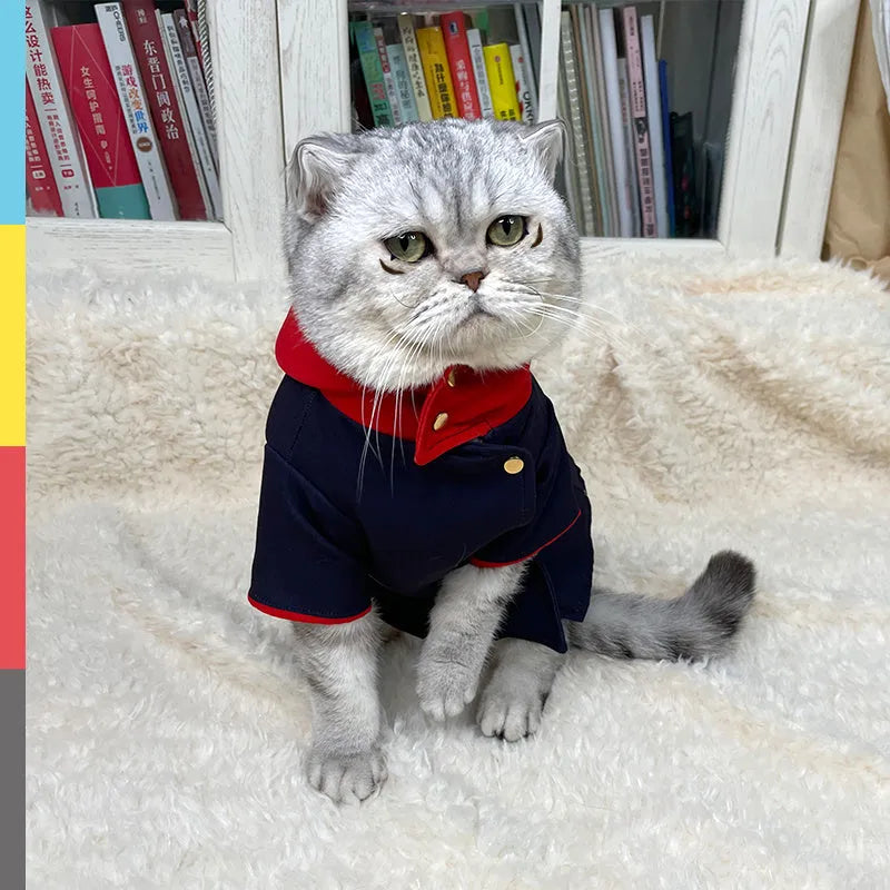 Tiger stripe patterned hoodie for cats and dogs as photo prop in small and medium sizes