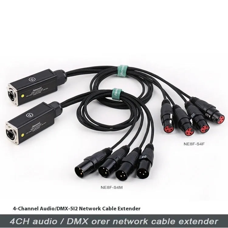 CAT6 RJ45 network extension cable connector with plug on each end
