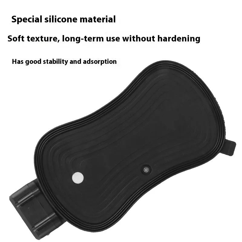 A cordless tile laying machine with a suction head, designed for installing floor and wall tiles up to 200cm in size.