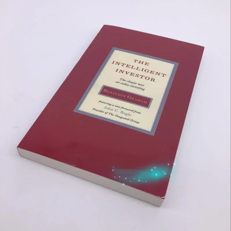 The Intelligent Investor book English version cover showing investment finance title
