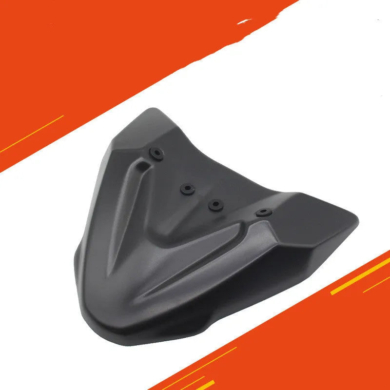 Black ABS plastic fixed wind front wing for KTM 390 and 790 Adventure motorcycles