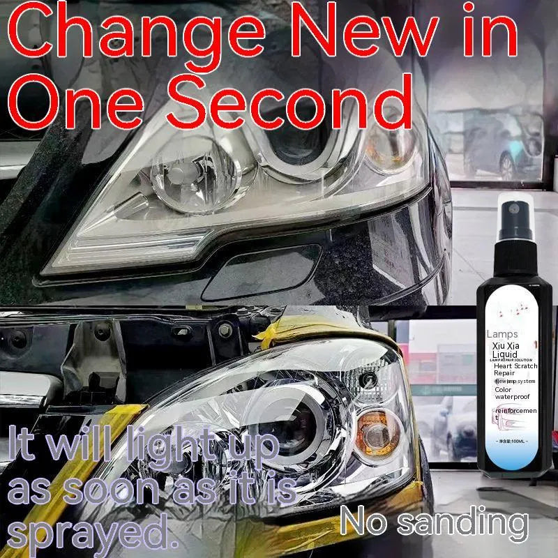 100 ml bottle of car headlight restoration liquid for plastic lens polishing