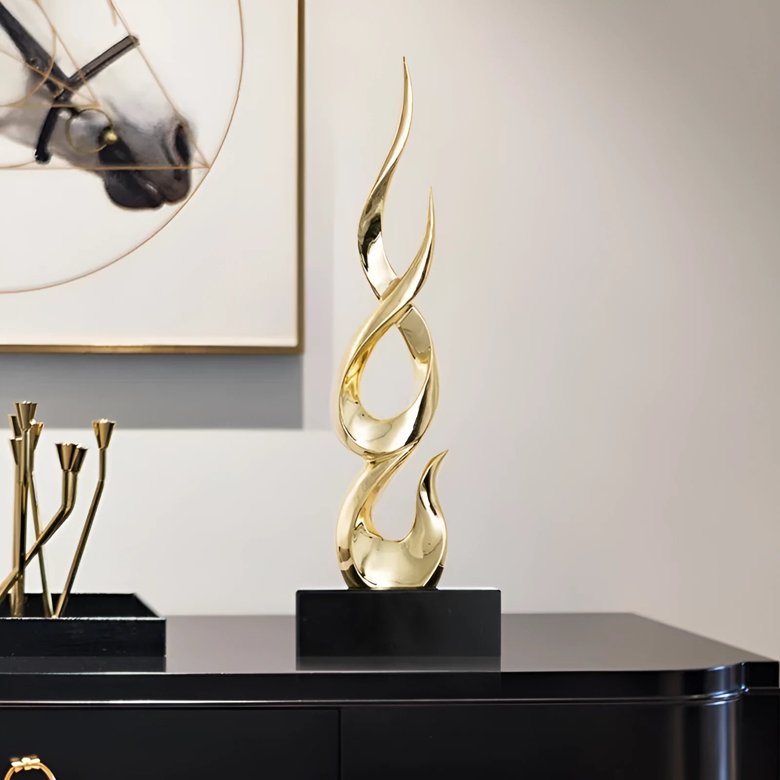 Creative resin festival high-rise decoration in modern simplicity style