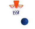 Silent high density foam basketball in assorted colours with basketball frame