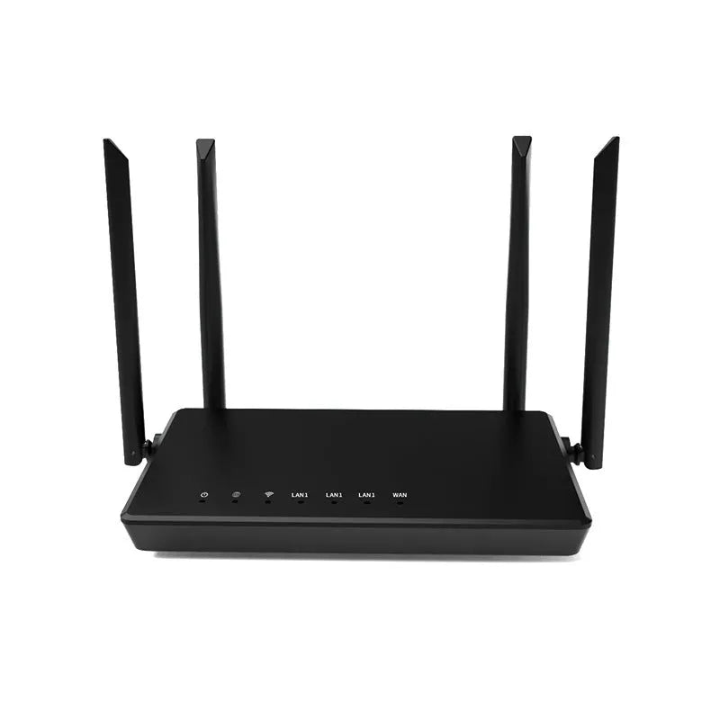 Portable metal wifi router with 300 metre range and multiple network ports