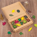 Wooden simulation bird eggs toy suit in Colourful Bird Eggs option, packaged in colour box